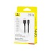 Кабели Интерфейсный кабель Baseus Silky USB to iP 2.4A 1m Black (P10377702113-00) Интерфейсный кабель Baseus Silky USB to iP 2.4A 1m Black (P10377702113-00)