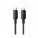 Кабели Интерфейсный кабель Baseus Silky Type-C to Type-C 100W 1m Black (P10377704113-00) Интерфейсный кабель Baseus Silky Type-C to Type-C 100W 1m Black (P10377704113-00)