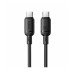 Кабели Интерфейсный кабель Baseus Silky Type-C to Type-C 100W 2m Black (P10377704113-01) Интерфейсный кабель Baseus Silky Type-C to Type-C 100W 2m Black (P10377704113-01)