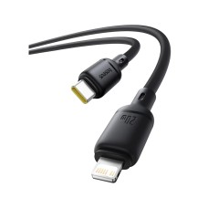 Интерфейсный кабель Baseus Silky Type-C to iP 20W 1m Cluster Black (P10377700113-00)