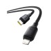 Кабели Интерфейсный кабель Baseus Silky Type-C to iP 20W 1m Cluster Black (P10377700113-00) Интерфейсный кабель Baseus Silky Type-C to iP 20W 1m Cluster Black (P10377700113-00)