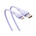 BASEUS Pudding series USB to Type-C 100W 1.2 M Purple (P10355703511-B1)интерфейс кабелі