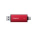 Внешний SSD диск Kingston 1TB Dual Portable Красный