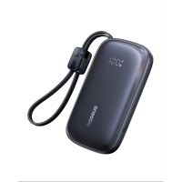 Baseus Enterfill FC21 Qpow 3 Ultra 10000mAh 45W Black портативті қуат банкі (E0027Q00)
