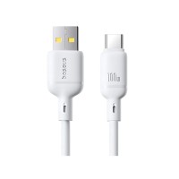 Интерфейсный кабель Baseus Silky Series USB to Type-C 100W 2m White (P10377703213-01)