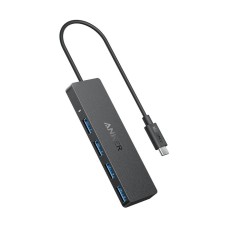 Anker USB-C Data Hub хабы (4-in-1, 5Gbps) (A8309g11) қара
