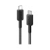 Интерфейсный кабель Anker 322 USB-C to USB-C Cable 1,8М (A81F6G11) Черный Интерфейсный кабель Anker 322 USB-C to USB-C Cable 1,8М (A81F6G11) Черный