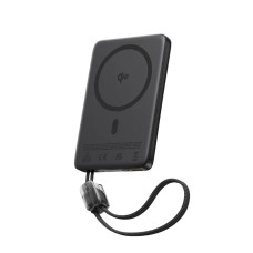 Портативный внешний аккумулятор Baseus PicoGo AM41 Slim Magnetic Power Bank 10000mAh 27W Black