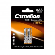 CAMELION Rechargeable Ni-MH NH батареясы-aaa1100vr2 2 дана блистерде