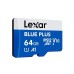 Lexar Blue plus lmsblpl064g-bnang 64GB адаптері жоқ жад картасы