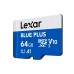 Lexar Blue plus lmsblpl064g-bnang 64GB адаптері жоқ жад картасы