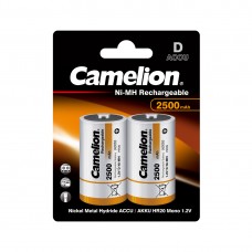 CAMELION Rechargeable Ni-MH NH-d2500bp2 батареясы 2 дана блистерде