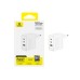 Baseus Enterfill fe22 жылдам зарядтағыш 2C+u 70W EU Moon white қуат адаптері Baseus Enterfill fe22 жылдам зарядтағыш 2C+u 70W EU Moon white қуат адаптері