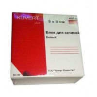 Блок бумаги для заметок 9*9*5 KUVERT, 80 г/м2, белый 217-995