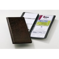 Визитница, на 96 визиток, Durable, коричневая, размер 115*253 см 238011-94