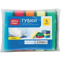 Губка кухонная OfficeClean Maxi, 5 шт/уп 248977 (20986)