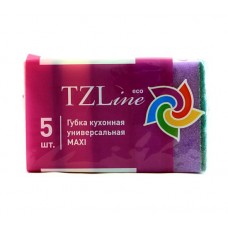 Губка кухонная TZLine универсальная MAXI, 5 шт/уп