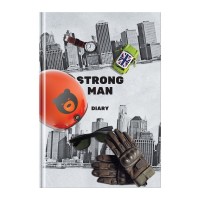 Ежедневник недатированный, 7БЦ BG "Strong men", А5, линия, 136 листов, глянцевая ламинация 025-11275