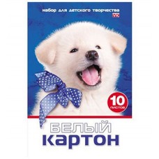 Картон бел д/дет тв 10л MARGO