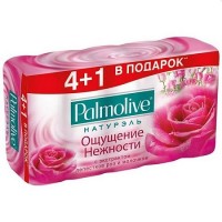 Palmolive дәретхана сабыны нәзіктік сезімі (раушан жапырақтары, сүт), мультипак, 5 * 70г