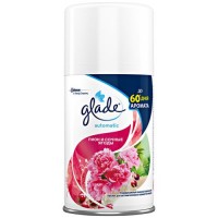 Освежитель воздуха GLADE Automatic Пион и Сочные Ягоды, 269 мл