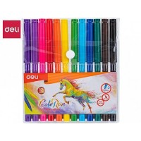 Фломастеры DELI "ColoRun", 12 цветов 044-С10003