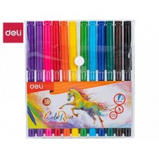 Фломастеры DELI ColoRun, 12 цветов 044-С10003