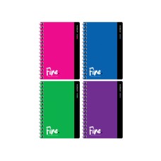 Записная книжка 80л А6 кл на гребне ArtSpace Моноколор. Fine color 025-26892