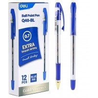 Ручка шариковая DELI "Extra" Golden Arris, 0,7 мм, синяя  044-CQ40BL