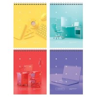 Спиральдағы BG "Office book" дәптері, А5, 60 Парақ, торға 025-B5gr60 12149