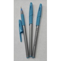 Ручка шариковая KUBE ECOGRIP Silver, 0,7 мм, синяя