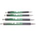 ZEBRA "F-301А" шарикті қаламы, жасыл металл корпусы, 0,7 мм, көк 305 104215