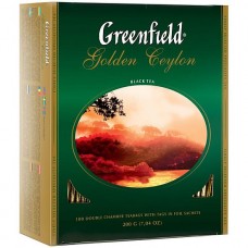 Чай GREENFIELD Golden Ceylon черный, 2гр*100пак
