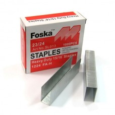 Скобы для степлера № 23/24 FOSKA, 1000 шт/уп, до 240л  SL013(23/24)-99