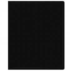Папка на 2-х кольцах BURO, пластиковая, 500 мкм, черная  028-1496397