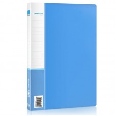 Папка с зажимом DELI, A4, 15 мм, 700 мкм, внутренний и торцевой карман, синяя  044-5301/BU