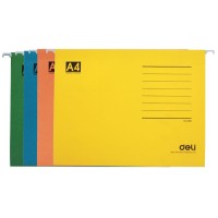 Папка подвесная DELI, А4, цвет ассорти  044-5468