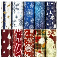 Бумага цветная упаковочная, 1 лист 70*100 см, ассорти