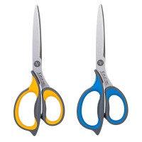 Ножницы DELI "Ergo", 210 мм, нержавеющая сталь, прорезиненные ручки  044-77760