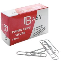 Скрепки BASY, 50 мм, оцинкованные, 100 шт/уп  023-1550