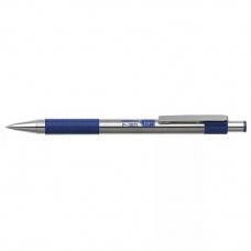Ручка шариковая ZEBRA "F-301", корпус из нержавеющей стали, 0,7мм, синяя  305 104020