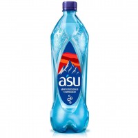 Вода ASU газированная, 1л (12)