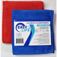Салфетка EASY LIFE "Универсальная", микрофибра, 35*35 см, 1 шт/уп Салфетка EASY LIFE "Универсальная", микрофибра, 35*35 см, 1 шт/уп
