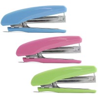 Basy "8209s" степлері, пластик, № 10, 15л дейін, ассорти 023-210 Basy "8209s" степлері, пластик, № 10, 15л дейін, ассорти 023-210