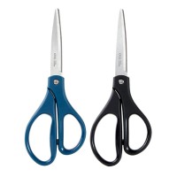 Ножницы DELI "EM710" 18 см, пластиковые ручки, цвет ассорти  044-M710