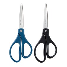 Ножницы DELI "EM710" 18 см, пластиковые ручки, цвет ассорти  044-M710