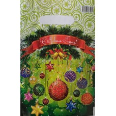 Пакет с ручками полиэтиленовый маленький, 20*30см, ассорти