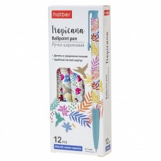 Автоматты шарикті қалам. "Hatber Tropicana", 0,7 мм, көк, bp_078445 түсті корпусы