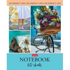 Тетрадь "Hatber", 60л, А5, клетка,  на скобе, "Моя прекрасная жизнь"  075702-60Т5В
