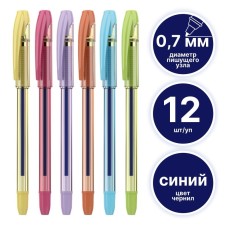 DELI "Extra Q40T" шарикті қаламы, 0,7 мм, корпусы ассорти, көк 044-EQ40T